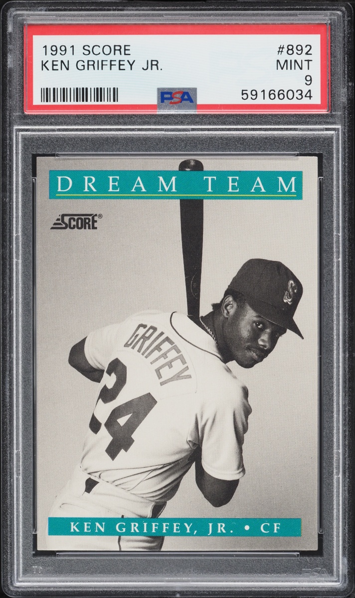 1991 Score Dream Team Ken Griffey Jr. #892 PSA 9 MINT
