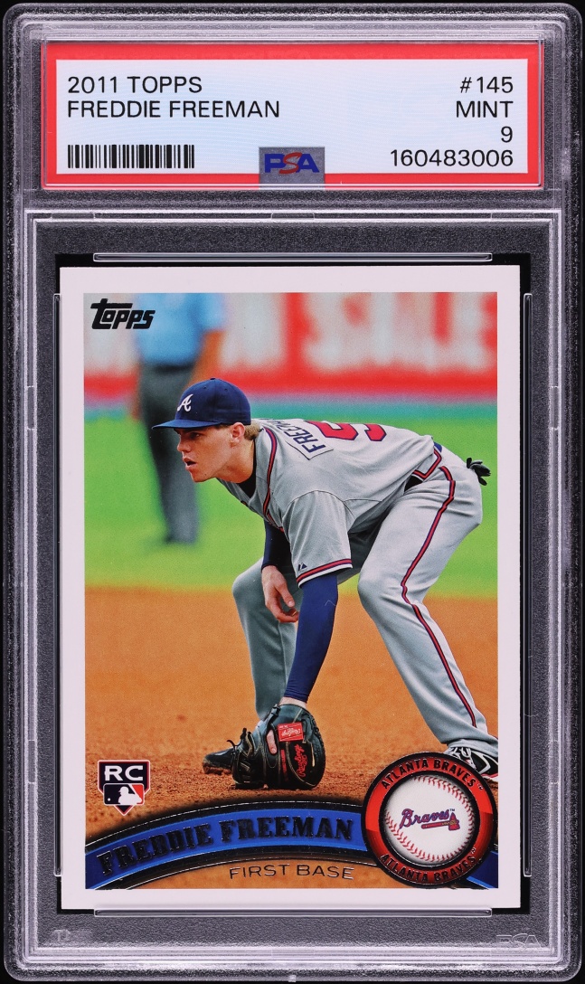 2011 Topps Freddie Freeman ROOKIE #145 PSA 9 MINT