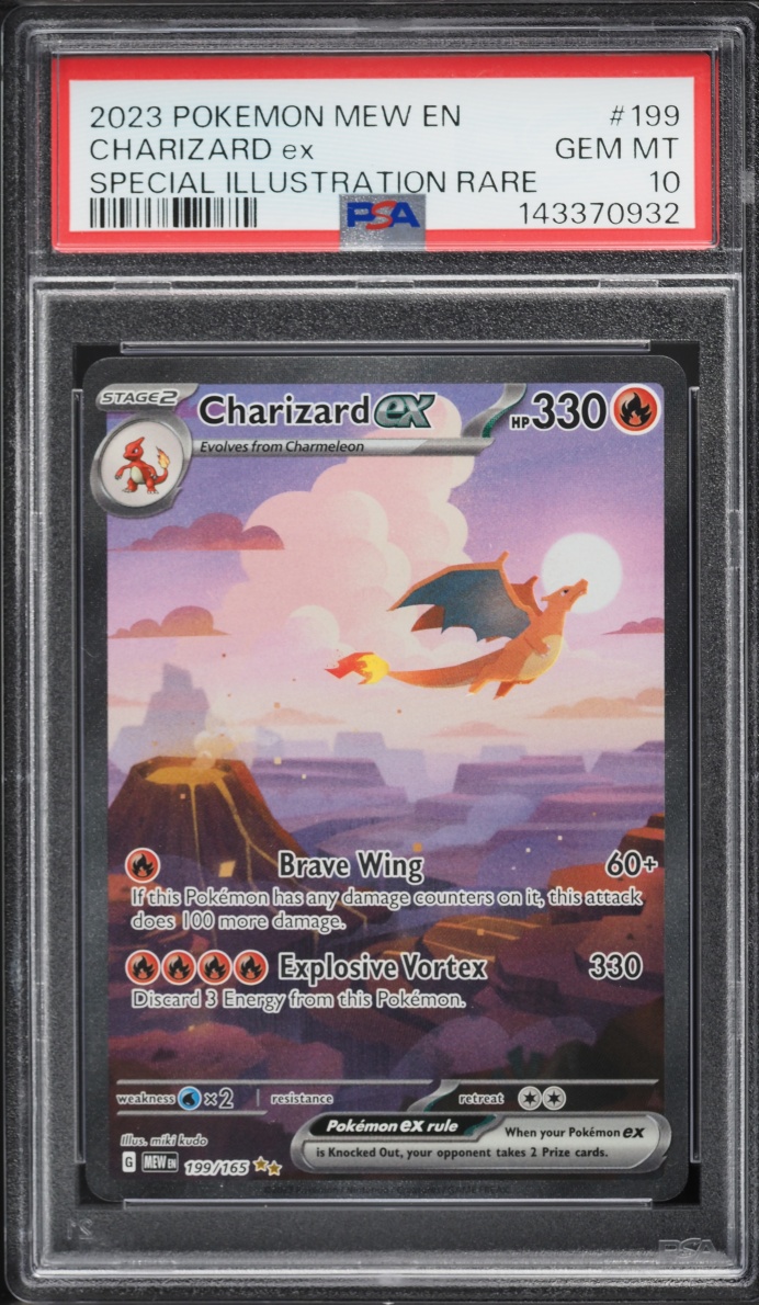 2023 Pokemon Scarlet & Violet 151 SIR Charizard EX #199 PSA 10 GEM MINT