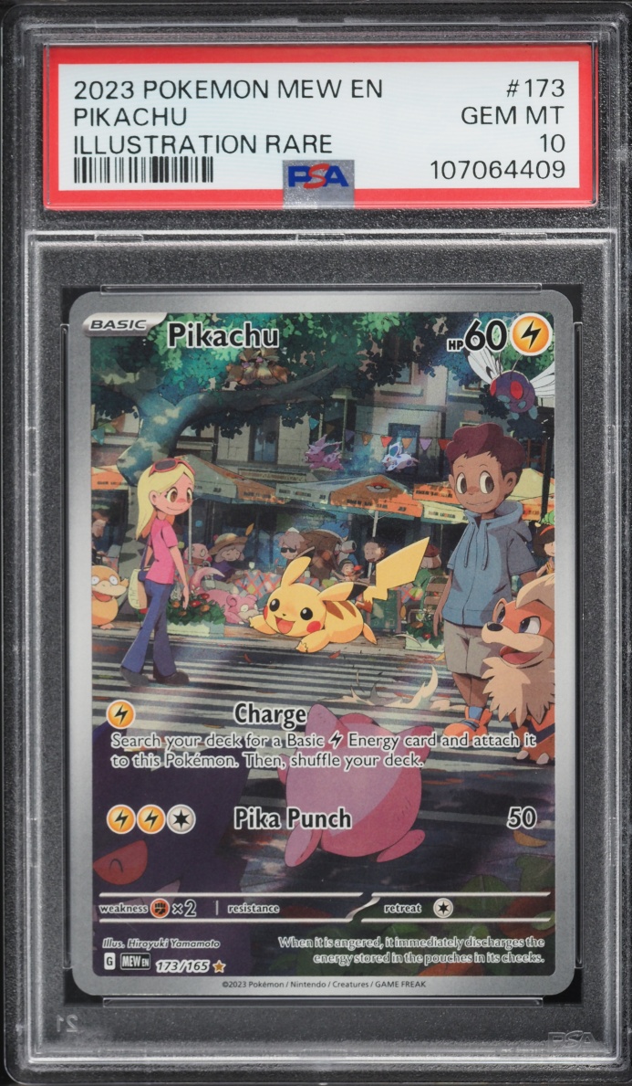 2023 Pokemon Scarlet & Violet 151 IR Pikachu #173 PSA 10 GEM MINT