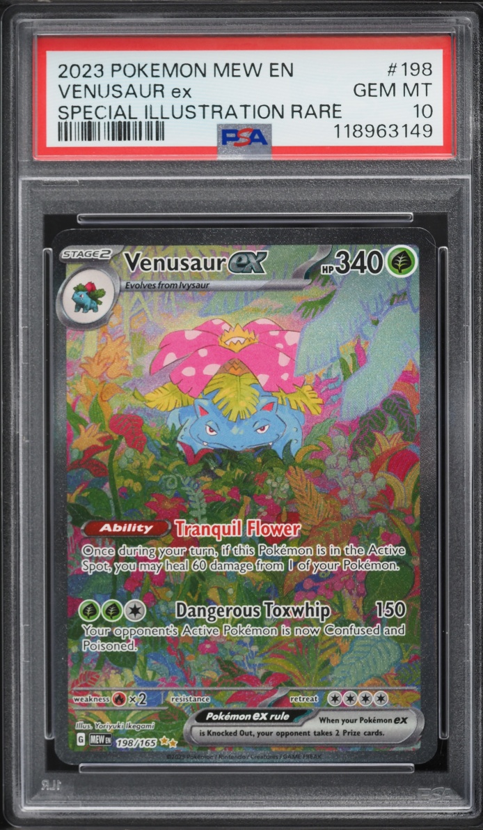 2023 Pokemon Scarlet & Violet 151 SIR Venusaur EX #198 PSA 10 GEM MINT