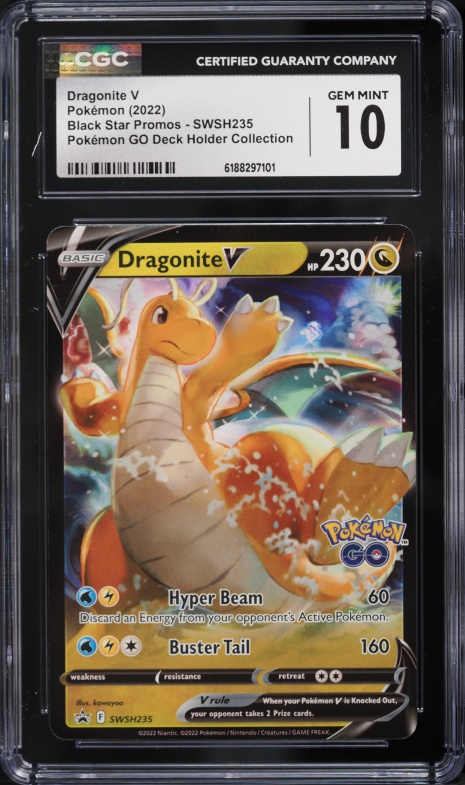 pokemon go dragonite cards V & Vstar 050/078 - When your Pokmon VSTAR is Knocked Out Pokemon GO Dragonite V &