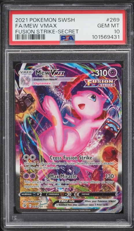 2022 Pokemon Japanese Sword & Shield VSTAR Universe Mew VMAX #54