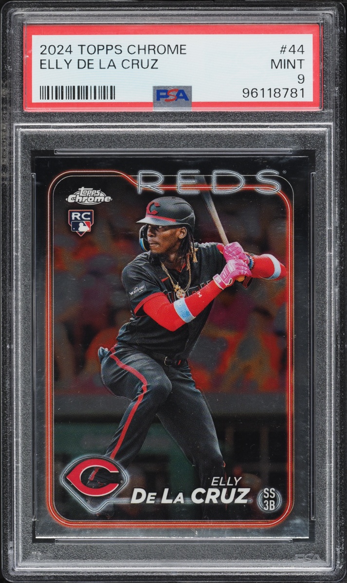 2024 Topps Chrome Elly De La Cruz ROOKIE #44 PSA 9 MINT