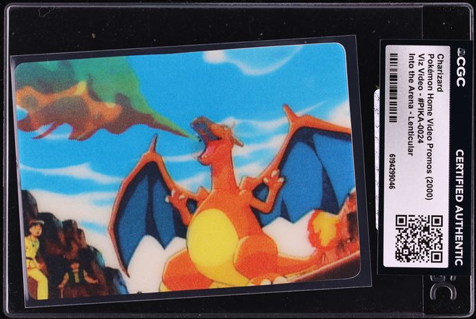1997 Pokemon Japanese Topsun Blue Back No Number Charizard #6 CGC