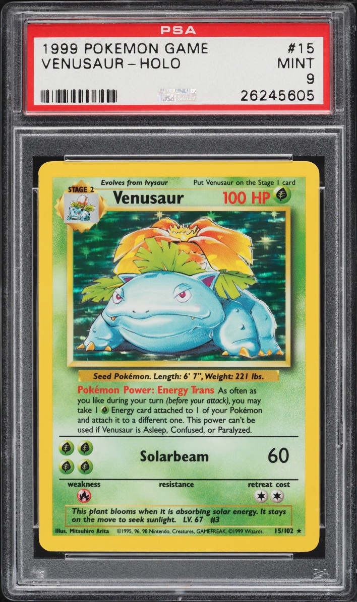 venusaur holographic pokemon card value - (18) - Base Set 2 this item offers a spectacular aesthetic for a gallery Pokemon Classic Collection Venusaur Holo