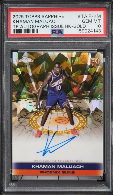 2025 Topps Chrome Sapphire Autograph Issue Red Cooper Flagg ROOKIE