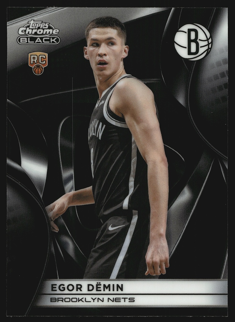 2025 Topps Chrome Black Egor Demin ROOKIE #105