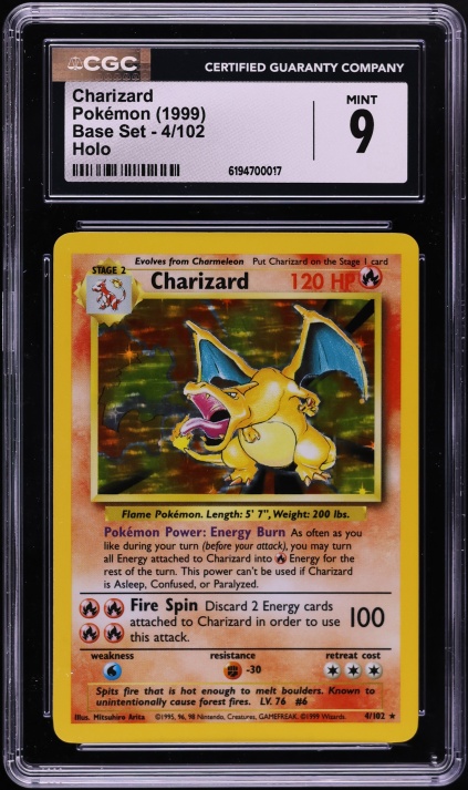 1997 Pokemon Japanese Topsun Blue Back Charizard #6 PSA 10 GEM