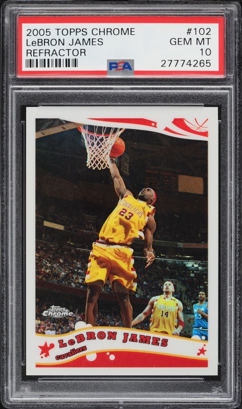 2025 Bowman Chrome Black Refractor LeBron James AUTO /10 #BCA-LBJ