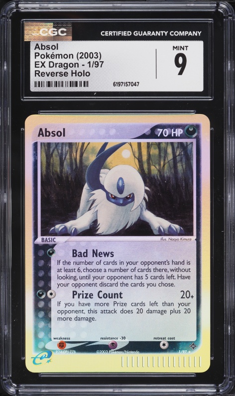 アブソル・セブンイレブン・2003年 アブソル PSA10 GEM MINT 2003年 セブンイレブン プロモ 2003 Pokemon