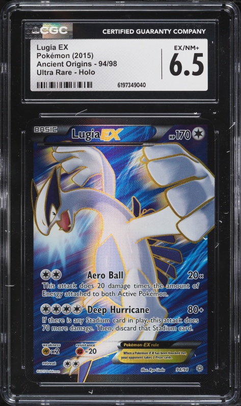 2017 Pokemon Japanese The Best Of XY Holo Lugia EX #103 CGC 10 GEM