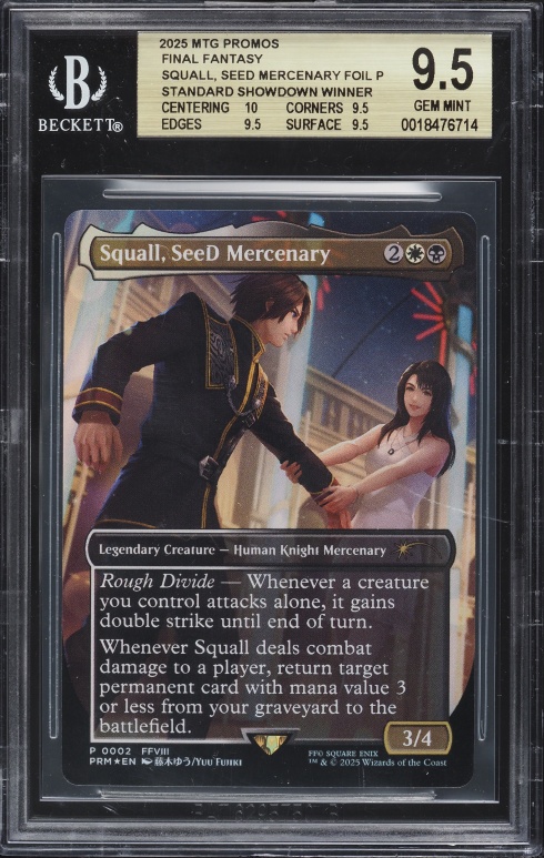 2025 MTG Final Fantasy Borderless Surge Foil Squall, Seed
