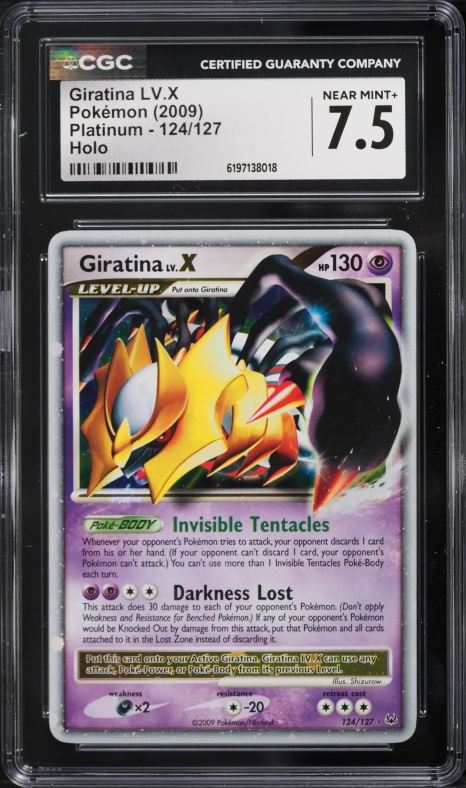 2009 Pokemon Diamond & Pearl BS Promo Holo Giratina Lv.X #DP38 PSA