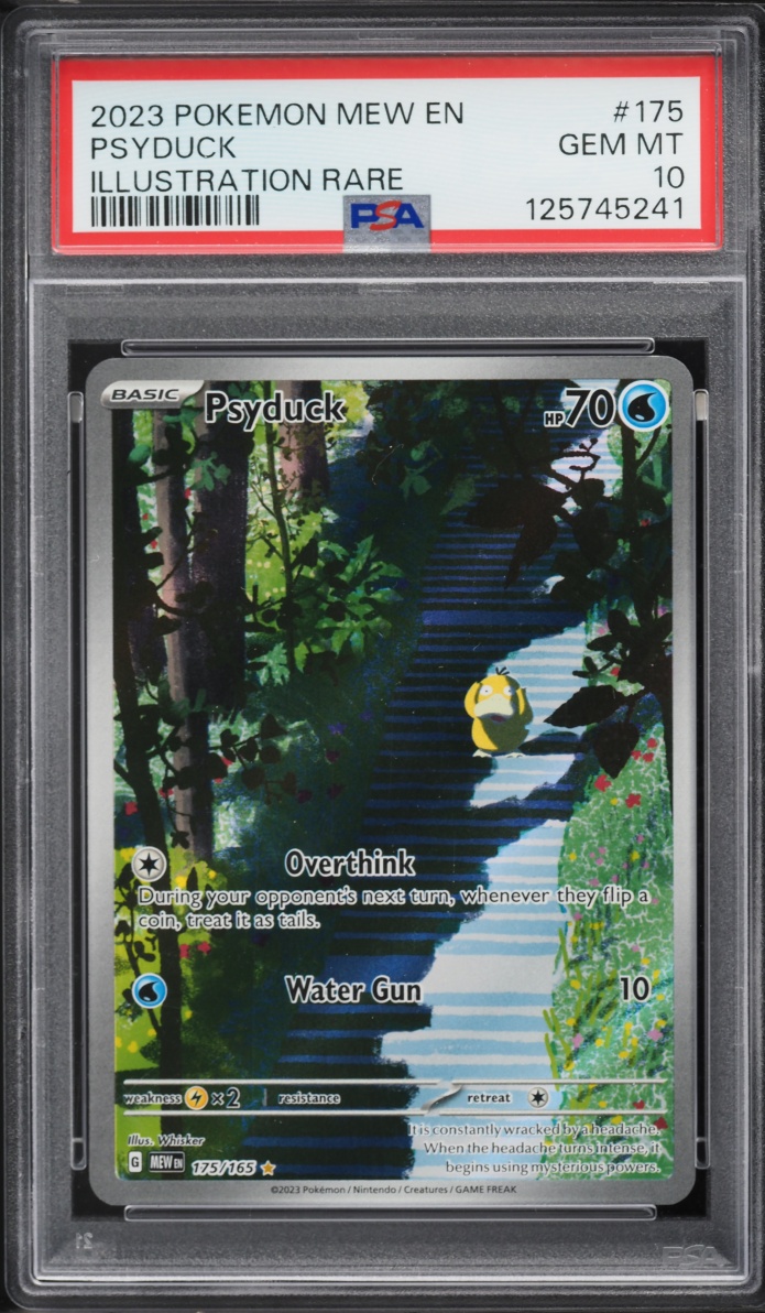 2023 Pokemon Scarlet & Violet 151 IR Psyduck #175 PSA 10 GEM MINT