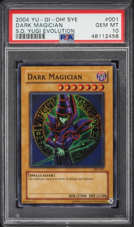 2002 Yu-Gi-Oh! Starter Deck Yugi 1st Edition Dark Magician #SDY