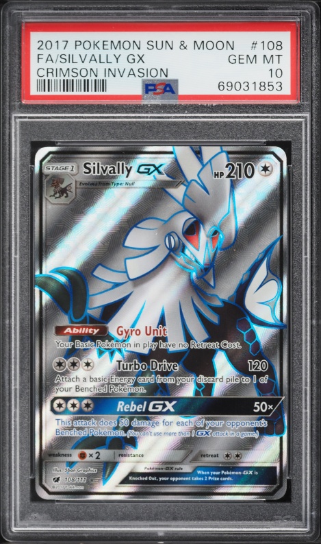 silvally gx pokemon card price Sun and Moon Ultra Prism Ultra Rare Holo #116 this attack does 70 more damage 2019 Pokemon Silvally GX Cosmic