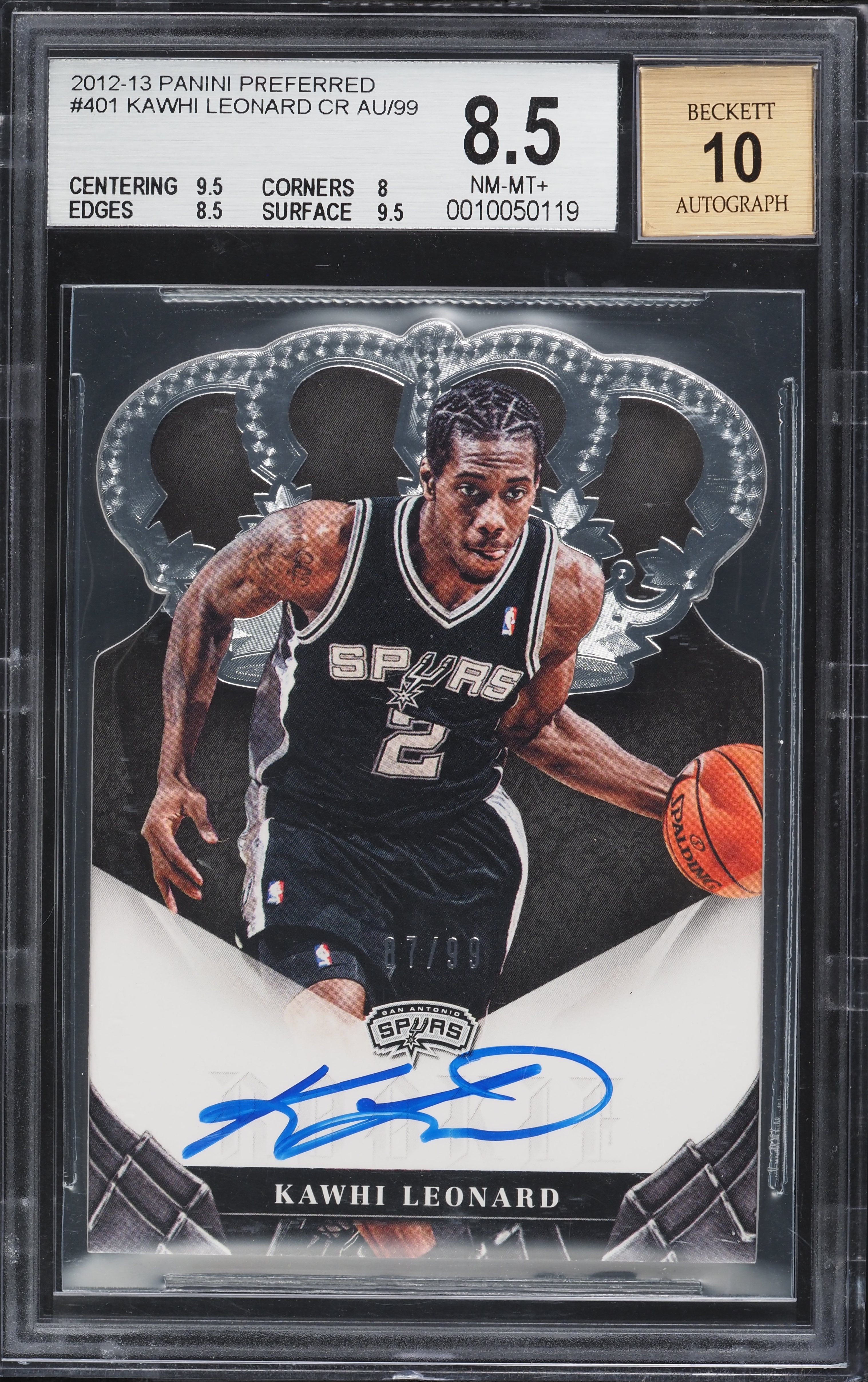 2012 Panini Preferred Crown Royale Kawhi Leonard ROOKIE AUTO /99
