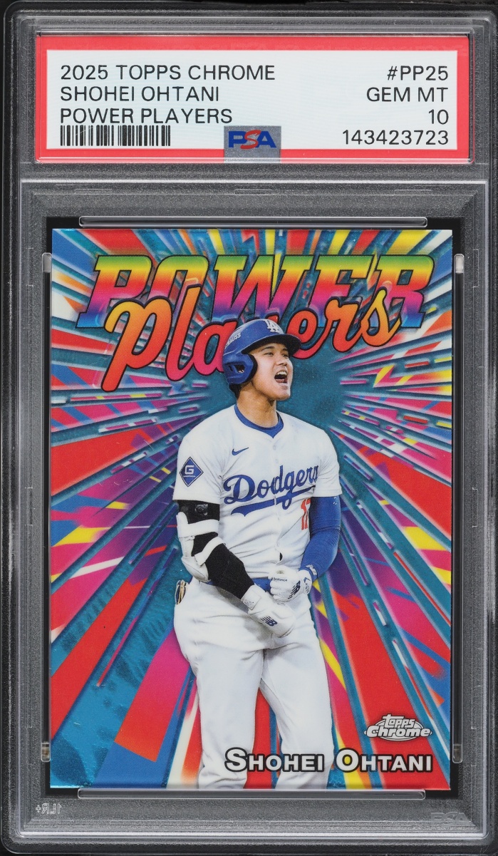 2025 Topps Chrome Power Players Shohei Ohtani #PP-25 PSA 10 GEM MINT