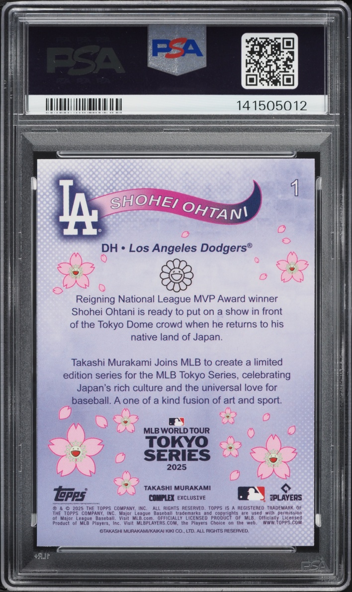 2025 Topps Murakami Tokyo Series Shohei Ohtani #1 PSA 9 MINT