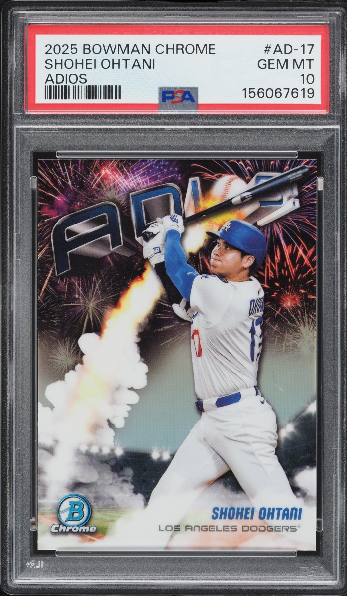 2025 Bowman Chrome Adios Shohei Ohtani #AD-17 PSA 10 GEM MINT