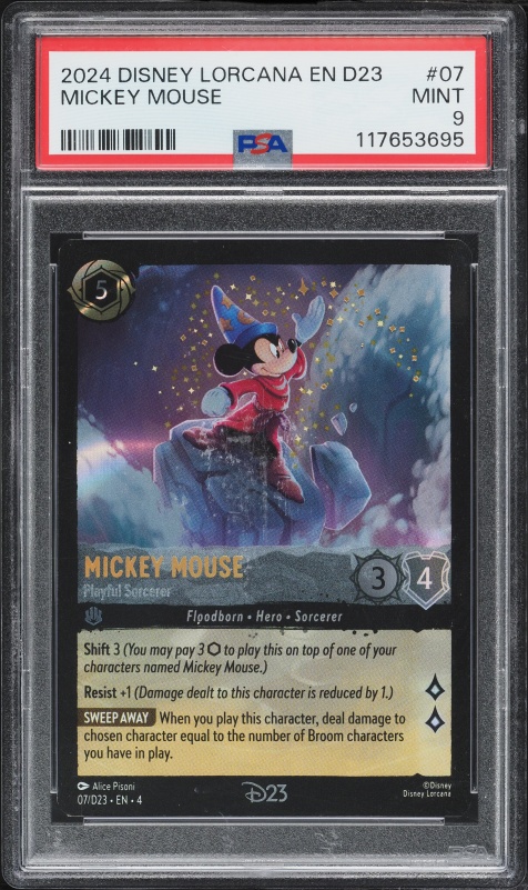 2022 Disney Lorcana Promo D23 Expo Collector's Set Mickey Mouse