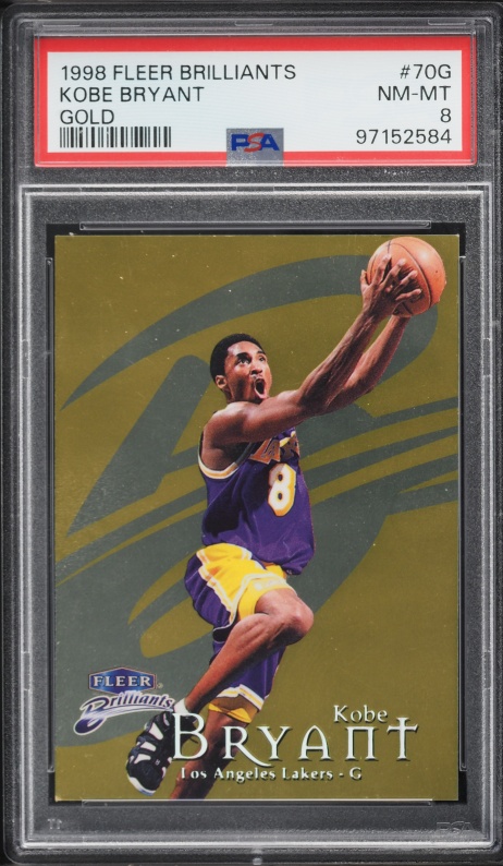 1998 Fleer Electrifying Kobe Bryant #1 PSA 9 MINT on Fanatics Collect