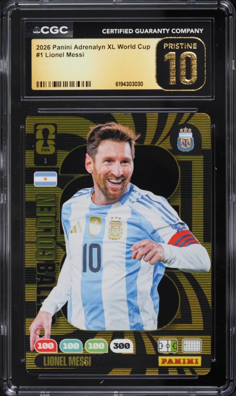 2026 Panini Adrenalyn XL FIFA World Cup '26 Golden Baller Lionel