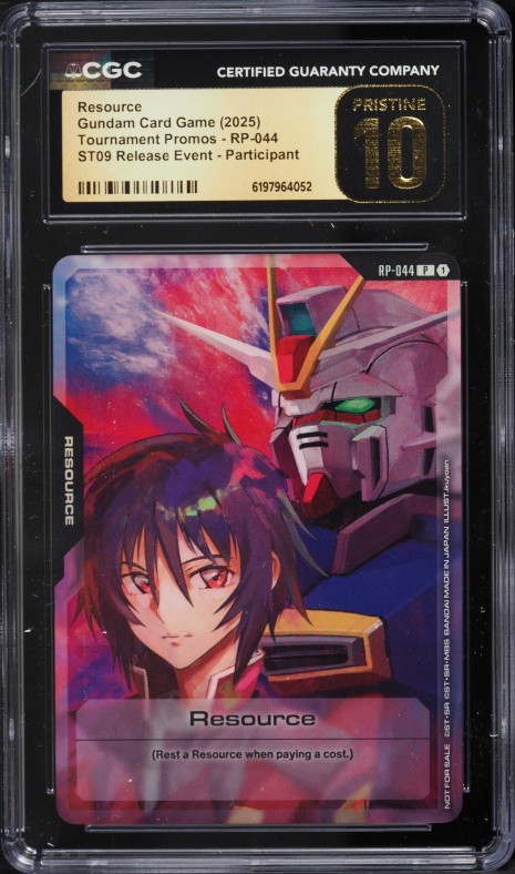 2025 Gundam Card Game Newtype Rising LR Gundam #GD01-001 CGC 10