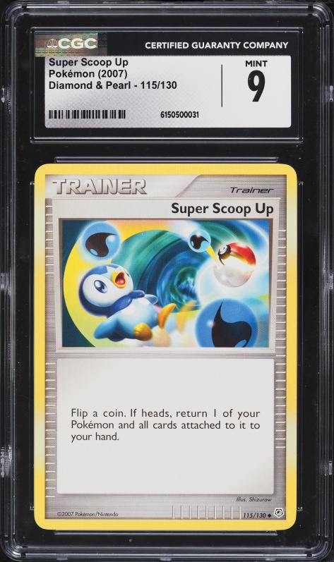 2007 Pokemon Diamond & Pearl Super Scoop Up #115 CGC 9 MINT