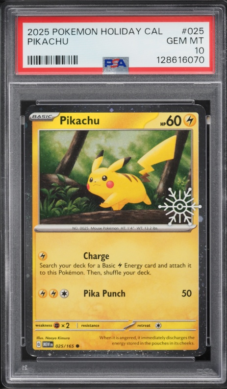 2025 Pokemon Chinese 151 C-Collection 151 AR Pikachu #173 PSA 10