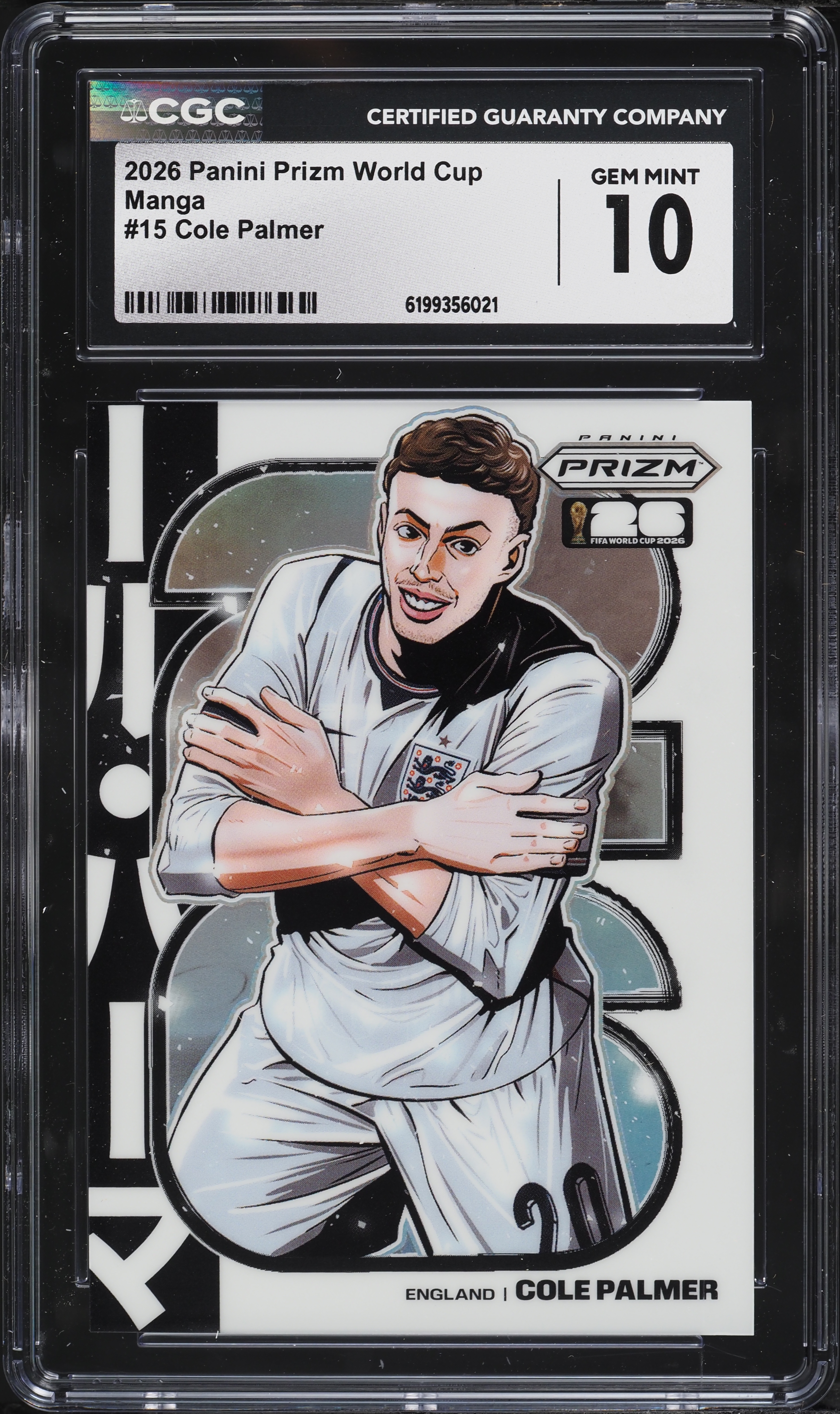 2026 Panini Prizm World Cup Manga Cole Palmer #15 CGC 10 GEM MINT 