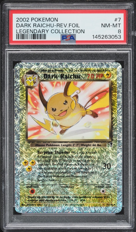 イーブイ 74/110 レジェンダリーコレクション PSA7 リバホロ 2002 Pokemon Legendary Collection Reverse Holo Eevee #74 PSA 7