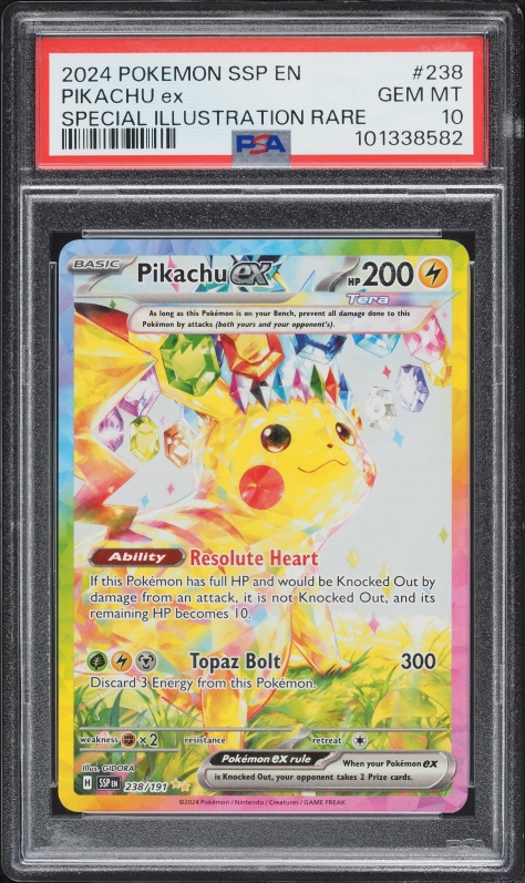 2025 Pokemon Japanese Mega Dream Ex SAR Pikachu Ex #234 CGC 10 GEM