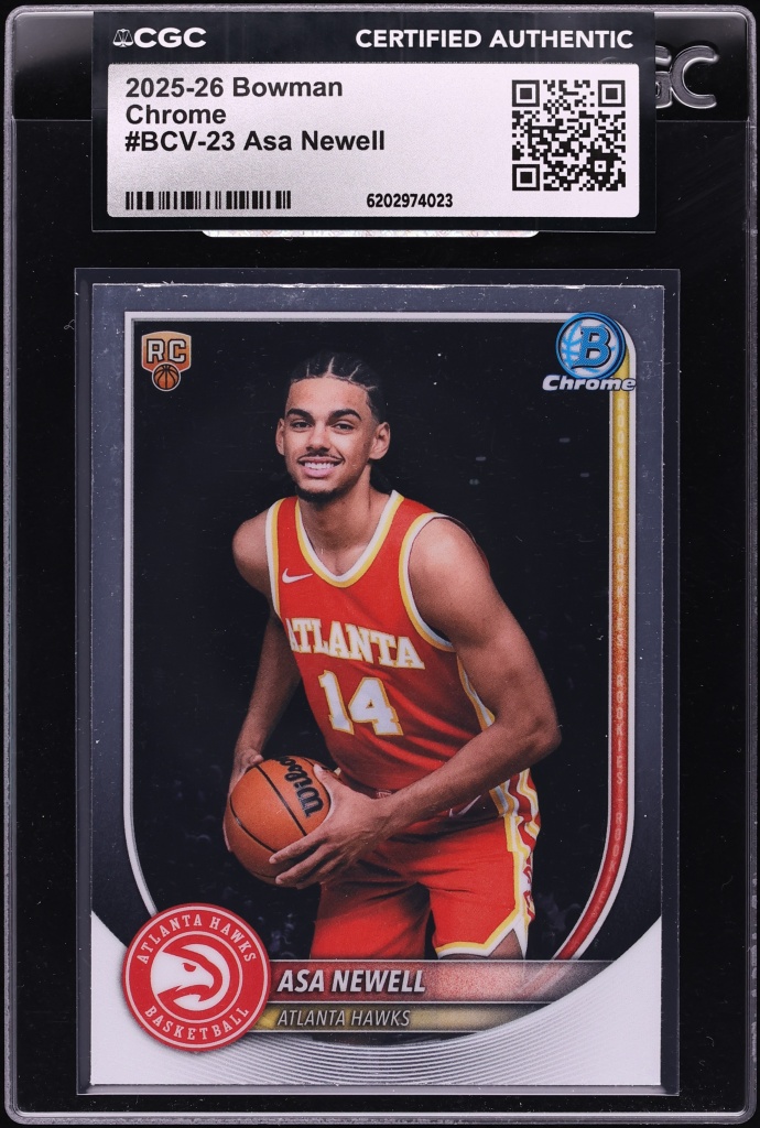 Asa Newell #BCV-23 2025-26 Bowman Basketball Chrome Mojo