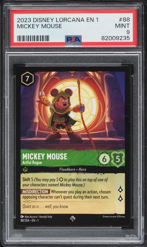 2024 Disney Lorcana Promo D23 Expo Mickey Mouse Playful Sorcerer