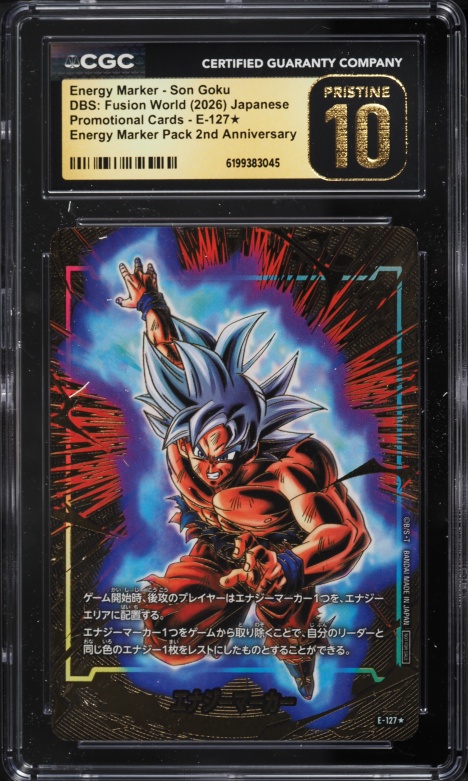 2025 Dragon Ball Super Fusion World Manga Booster 01 Energy Marker