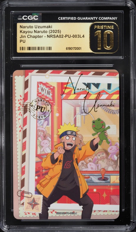 2025 Naruto Kayou Us Exclusive Naruto Uzumaki /99 #004 PSA 10 GEM