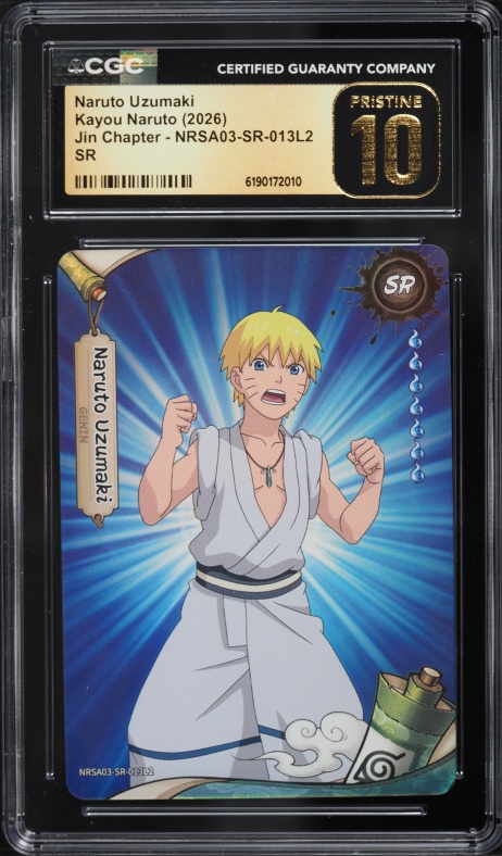 2025 Naruto Kayou Us Exclusive Naruto Uzumaki /99 #004 PSA 10 GEM