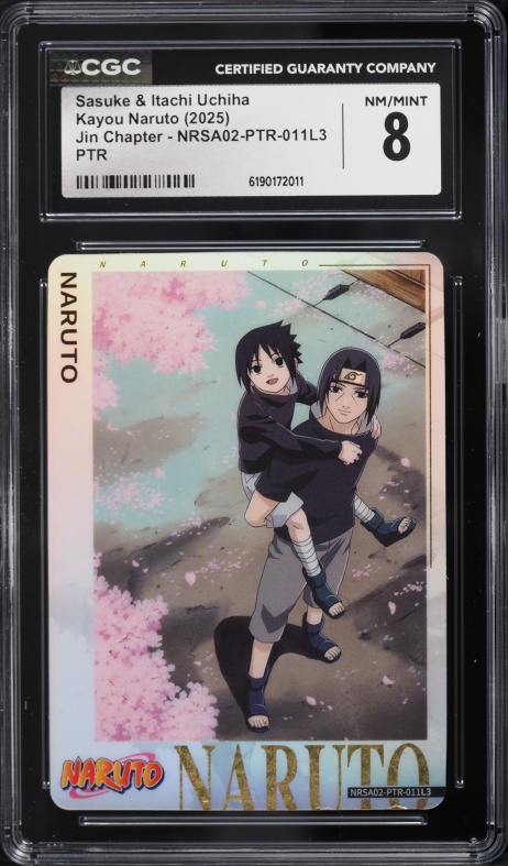 2025 Naruto Kayou Heaven Scroll Sasuke Uchiha #NRSA01-SSR-003L3