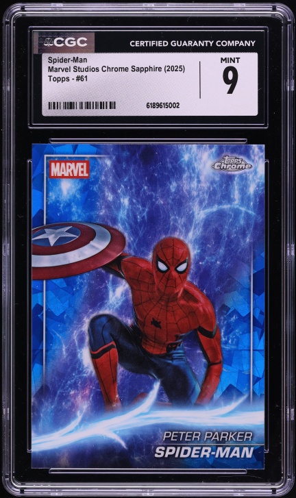 2025 Topps Chrome Marvel Clawed Superfractor Spider-Man 1/1 #101