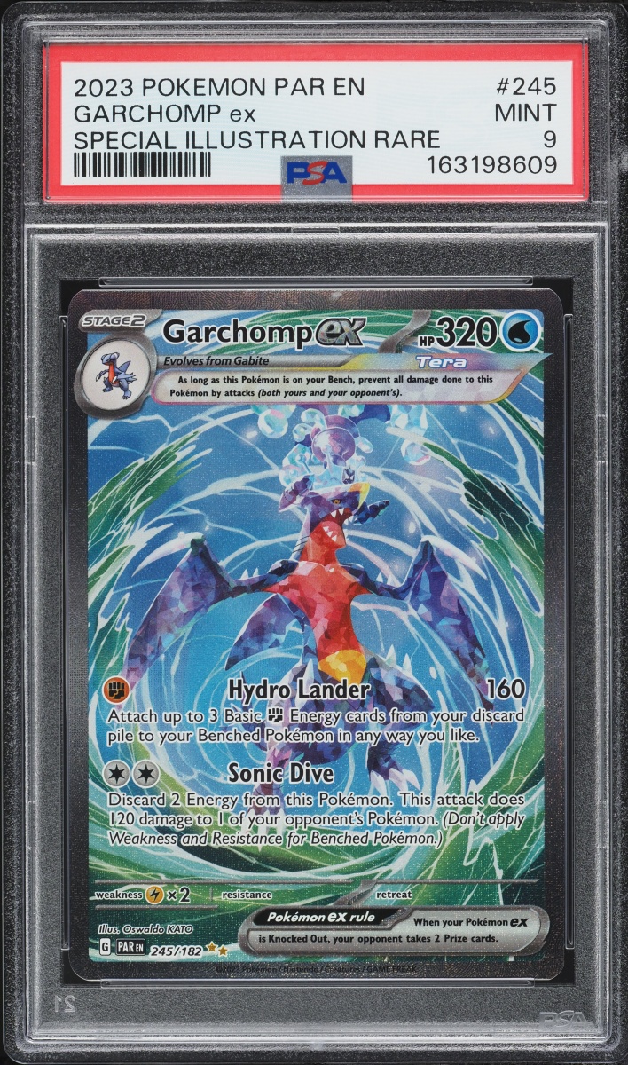 2023 Pokemon Scarlet & Violet Paradox Rift SIR Garchomp Ex #245 PSA 9 MINT