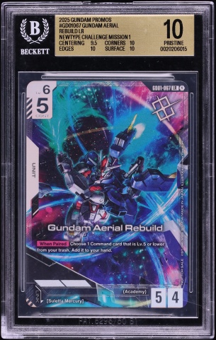 2025 Gundam Card Game Promo Championship Winner LR Wing Gundam
