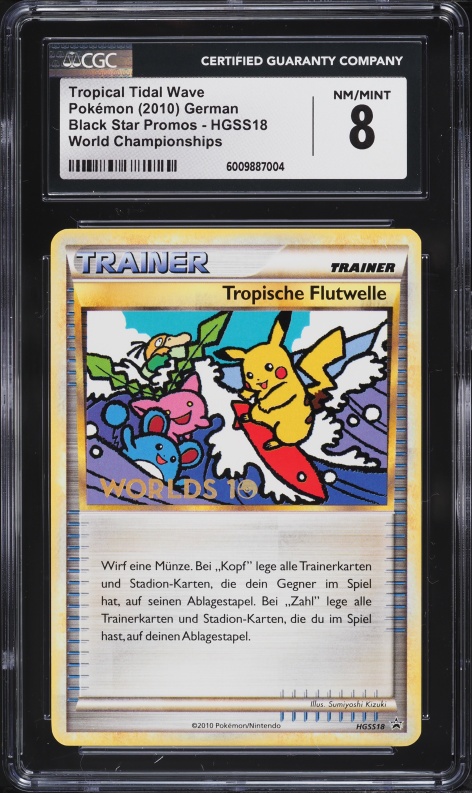 2006 Pokemon World Championships Promo Staff Tropical Tidal Wave