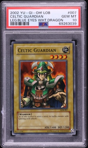 2002 Yu-Gi-Oh! Legend Of Blue Eyes 1st Edition Celtic Guardian