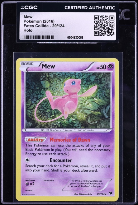 2016 Pokemon Japanese XY 20th Anniversary 1st Edition Holo Mew #51