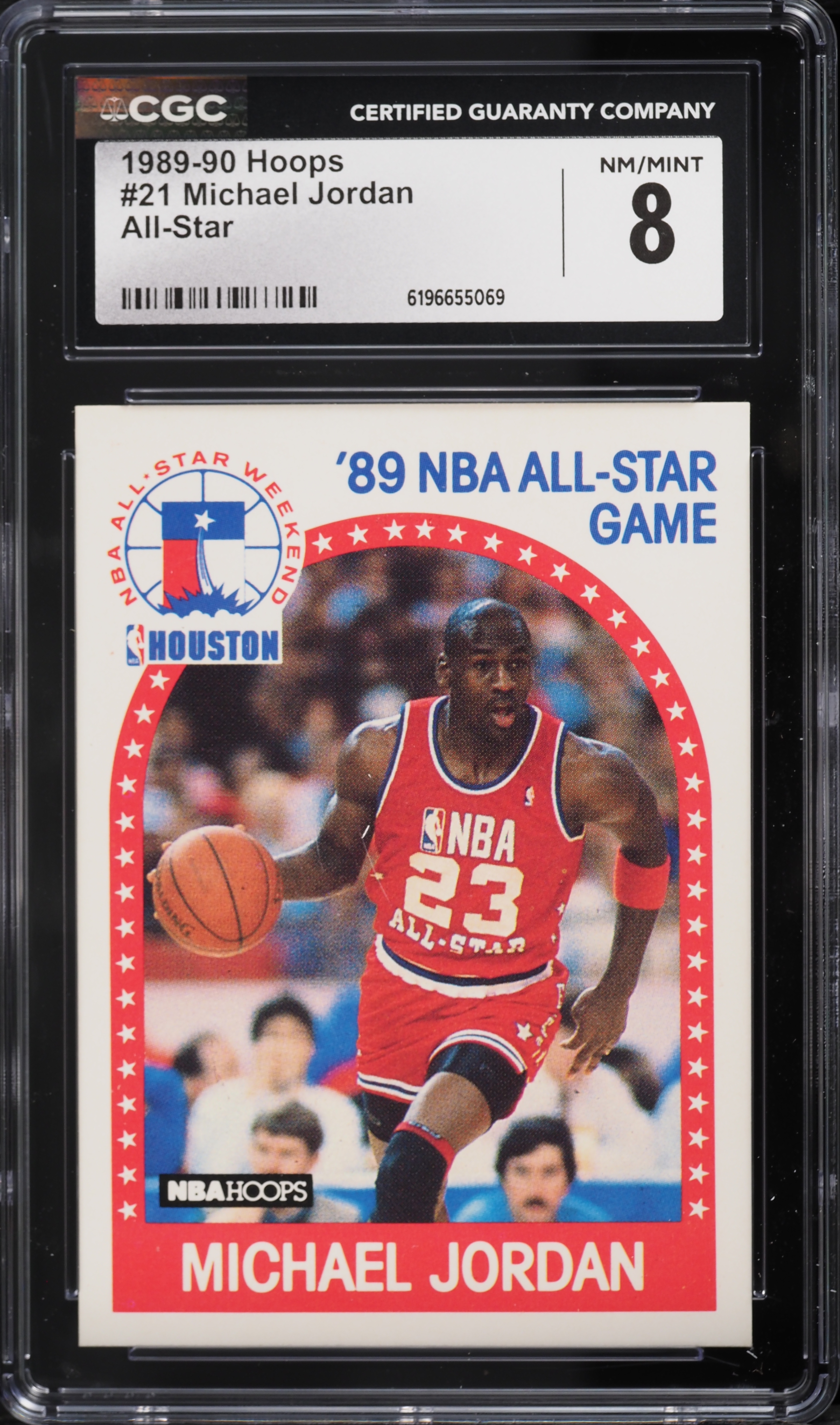 1989 Hoops All-Star Michael Jordan #21 CGC 8 NM-MT on Fanatics Collect