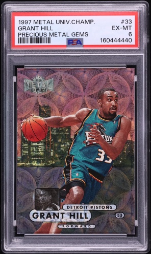 1997 Metal Universe Precious Metal Gems Tracy McGrady PMG ROOKIE