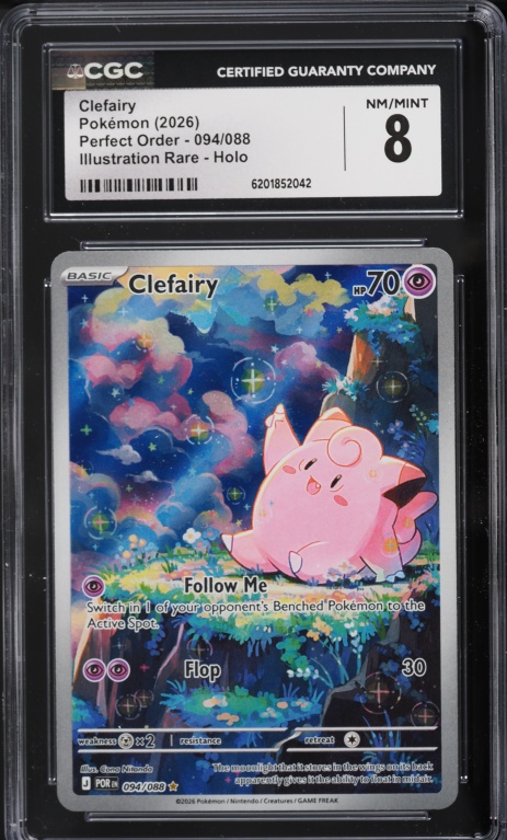 2026 Pokemon Japanese Mega Nihil Zero AR Clefairy #86 CGC 10 GEM