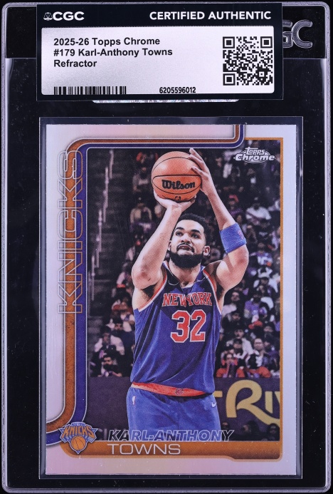 2015 Panini Totally Certified Karl-Anthony Towns ROOKIE #168 PSA